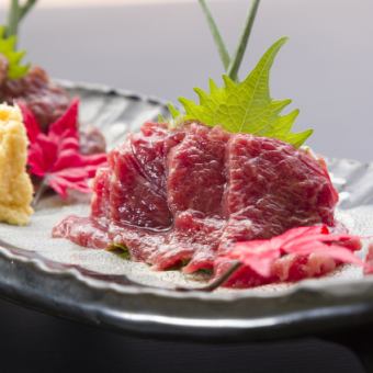 Three types of horse sashimi [2 servings]