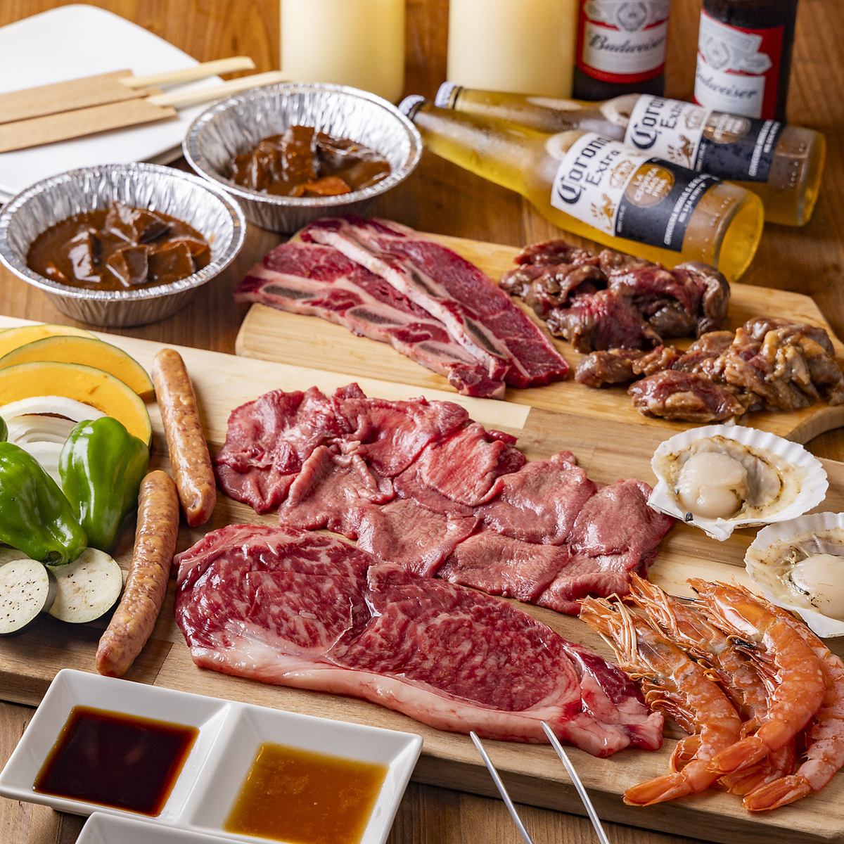 事前予約限定で「カルビ越え」とのコラボした絶品肉を提供★