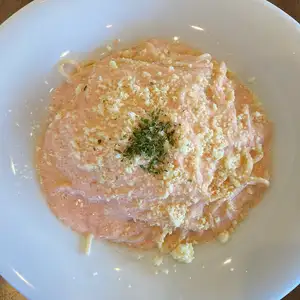 Spicy Pollack Roe Cream Pasta