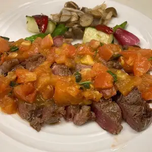 Grilled beef