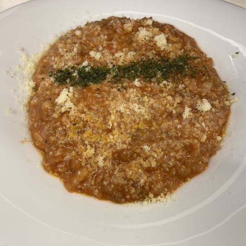 Risotto with Bolognese (meat sauce)