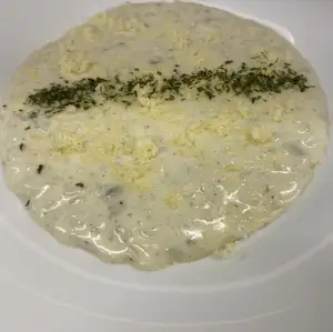 Creamy risotto with plenty of cheese