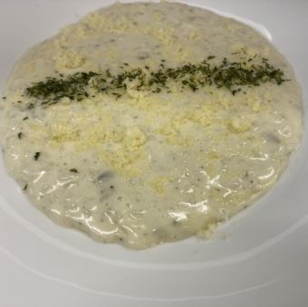 Gorgonzola cheese cream risotto