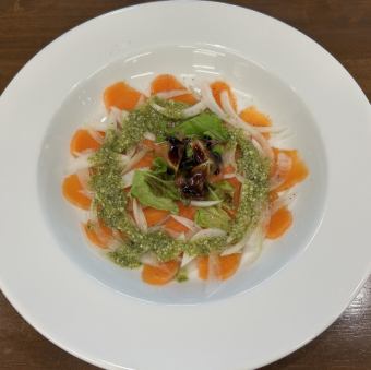 サーモンのカルパッチョ