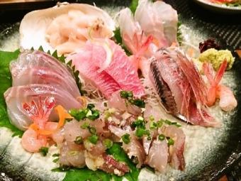 Assortment of three sashimi (for one person)
