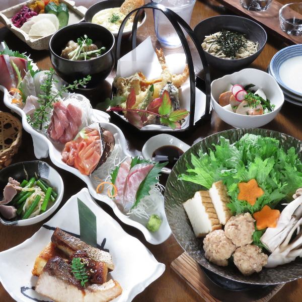 [Recommended] Recommended for various banquets such as year-end party "Banquet course" (all 8 dishes 4500 yen)