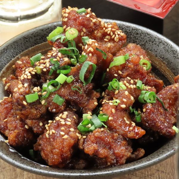 【おつまみに◎】鳥のたん、レバー、ハラミ、ハツを揚げた絶品もつ唐！