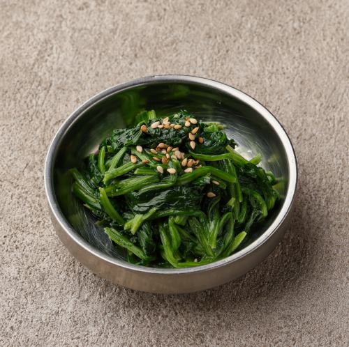 ほうれん草ナムル/にんじんナムル/ゼンマイナムル/もやしナムル