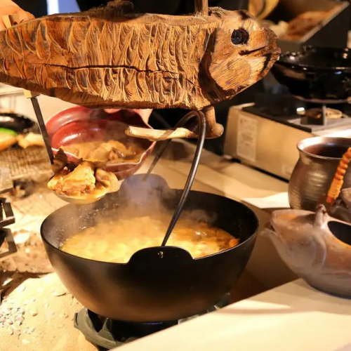 【2시간 음료 무제한 포함】ISSHIN 도미의 이소나베 코스 7000엔(부가세 포함)