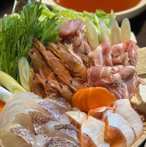 【2時間飲み放題付き】皆んなでワイワイ寄せ鍋コース