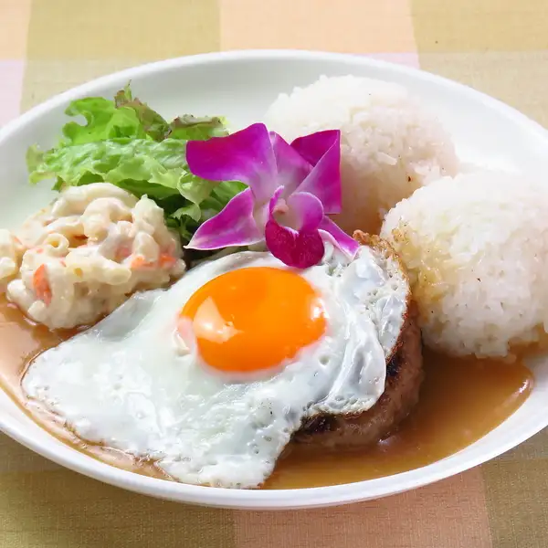 Enjoy a tropical paradise at an affordable price! A Hawaiian plan featuring 5 dishes including a luxurious open-flame BBQ and mini loco moco.