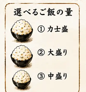 ごはんが横綱クラス