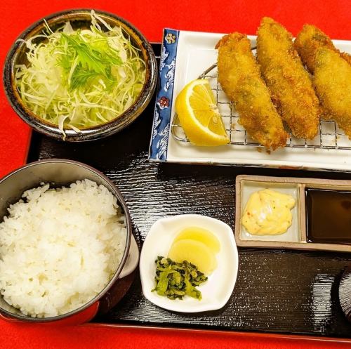 カキフライ定食