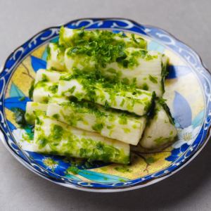 長芋青のり山葵和え