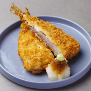 アジフライ おろし山葵醤油