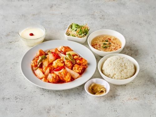 【人気】酢豚定食