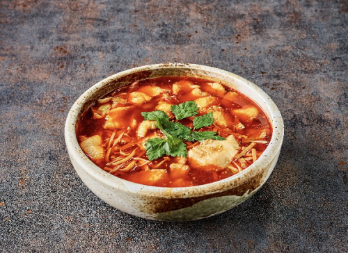 魚の四川煮込み