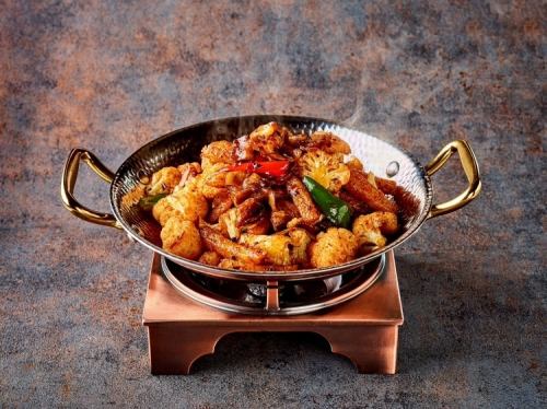 カリフラワーの干鍋炒め