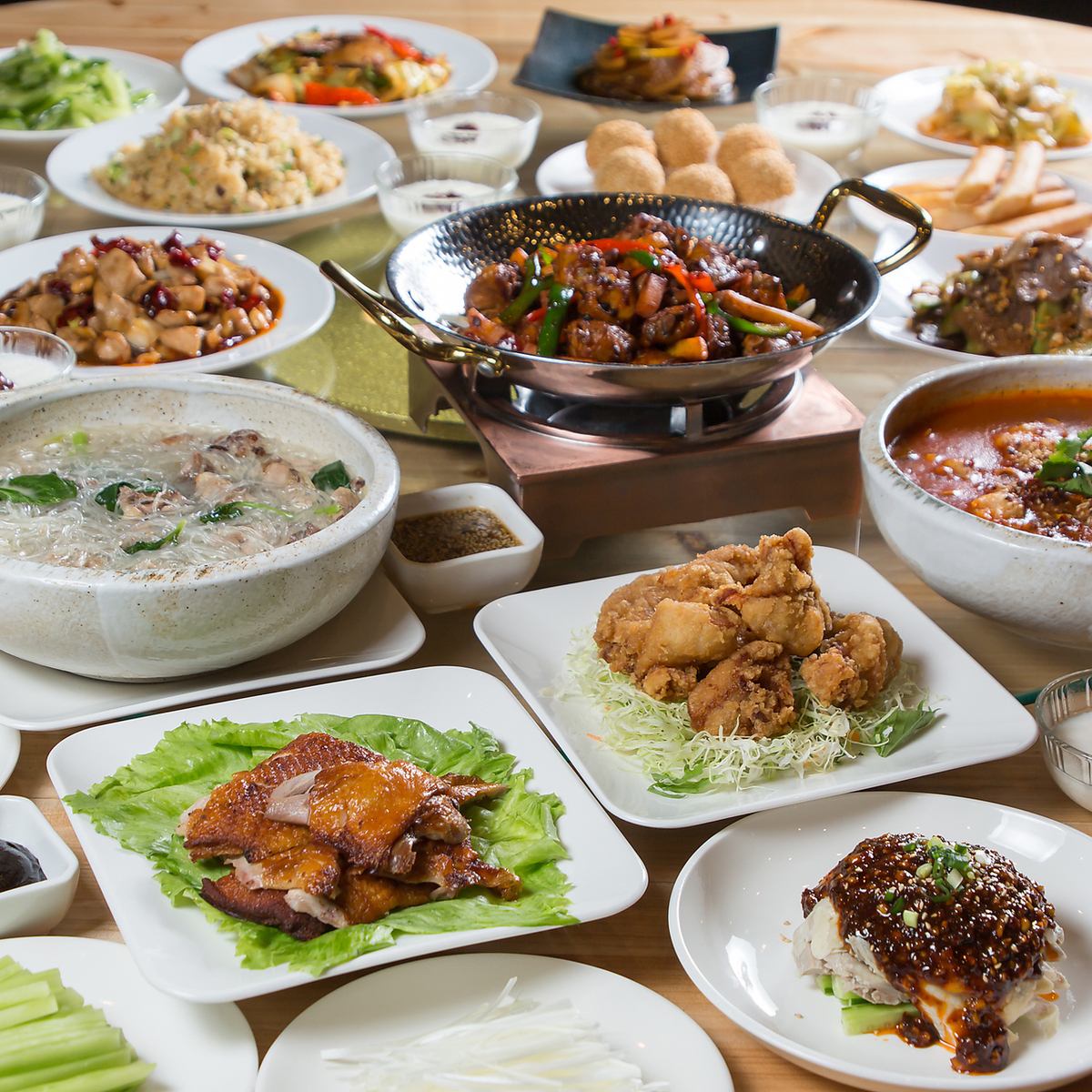 本格中国料理をお手頃な価格でご堪能いただけます。