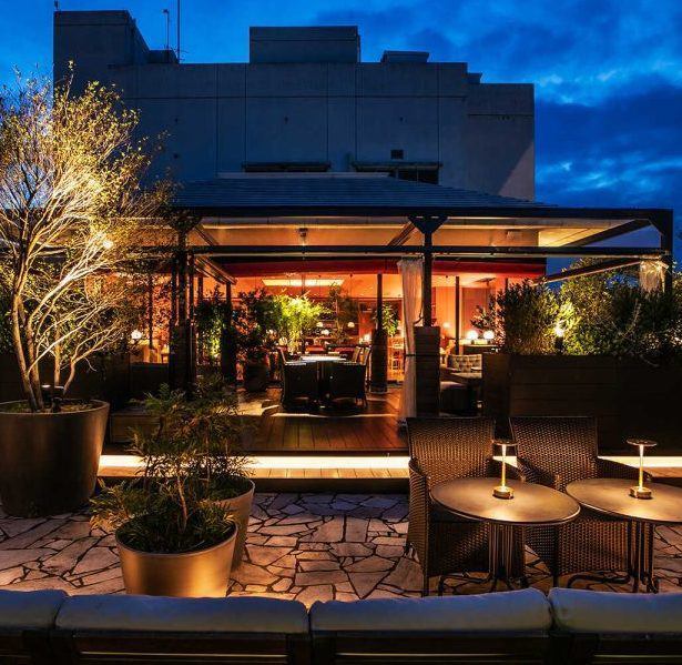 [RED ROOM] is a rooftop restaurant, which is rare in Takasaki.The view from the terrace creates an open blue sky during the day and a fantastic night sky at night.Depending on the weather, you can enjoy dining under the stars.