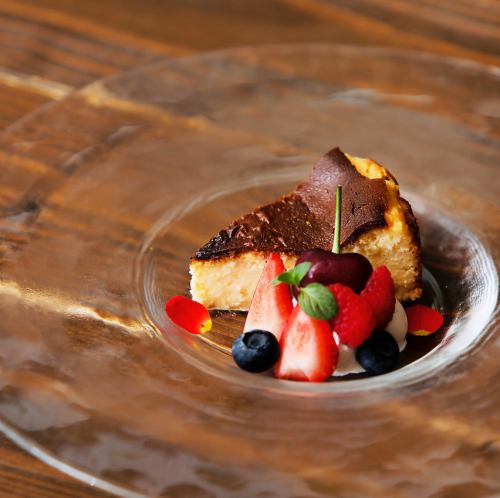 We also recommend the chef's special desserts