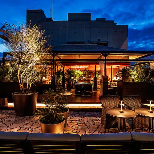 開放感のあるテラス