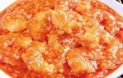 海老チリソース炒め