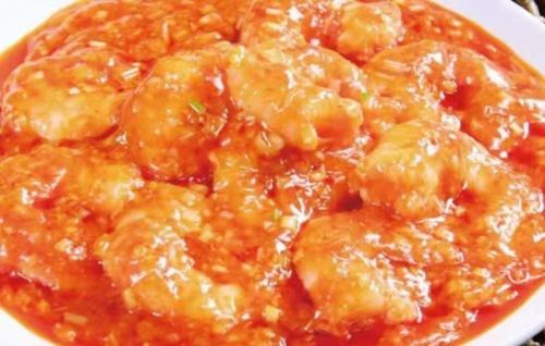 海老チリソース炒め