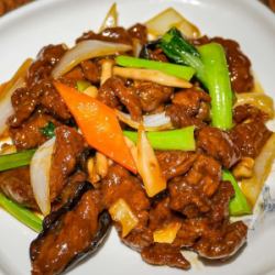 牛肉のオイスターソース炒め