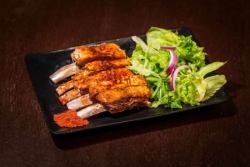 ラムのスペアリブ炭火焼き