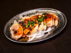 蒸し鶏四川ソース掛け