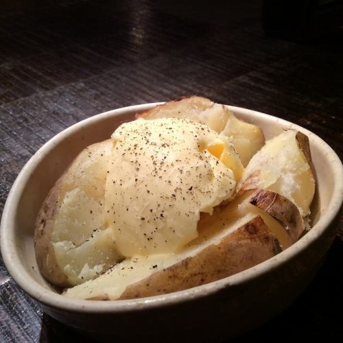 Charcoal-grilled potato butter