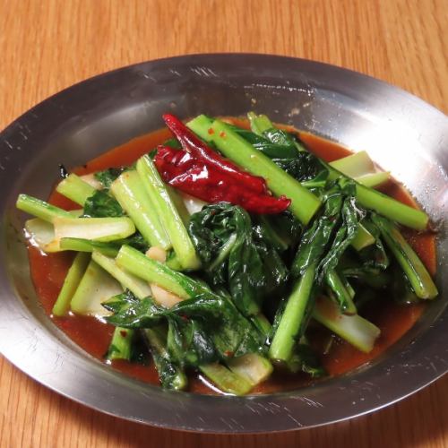 青菜の強火炒め