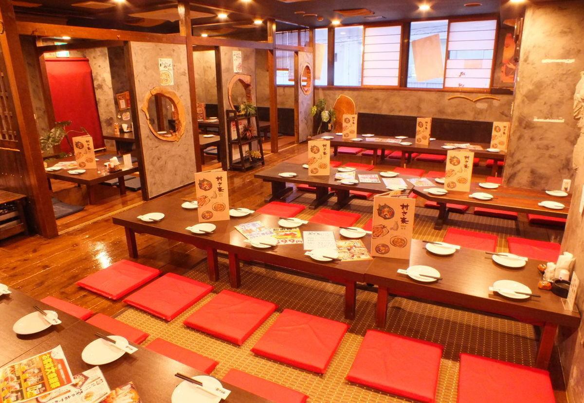 Relax in the spacious tatami room! All-you-can-drink course for 3,000 yen