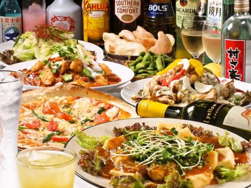 [All-you-can-eat & drink] Very popular ★All-you-can-eat & drink course with over 30 types of 2H popular menu items!Weekdays: 4000 yen Fridays, Saturdays, and holidays before: 4300 yen
