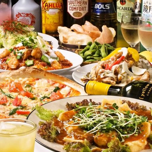 [Limited time only★] 2 hours all-you-can-eat & all-you-can-drink course with over 25 popular menu items! Weekdays: 3,300 yen Fridays, Saturdays, and holidays: 4,000 yen