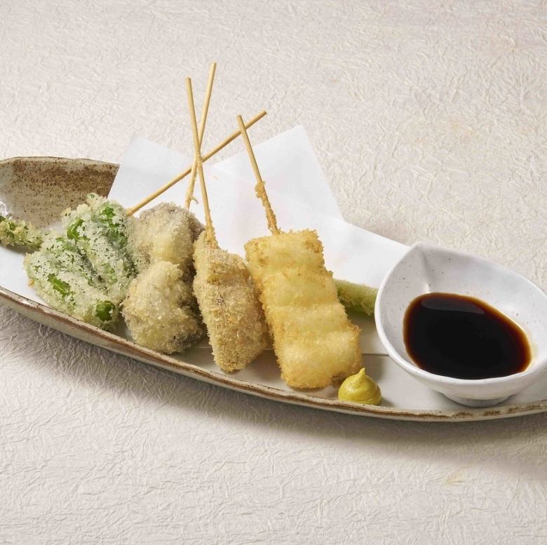 野菜5種盛り合わせ（串カツ）