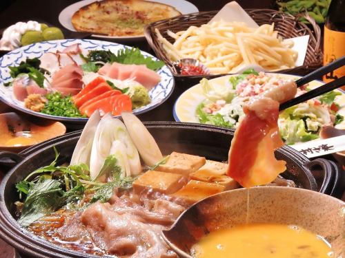 2 hours [popular all-you-can-eat] & 2.5 hours with all-you-can-drink for 3,300 yen!