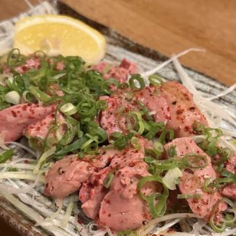 低温白レバーのレモン叩き