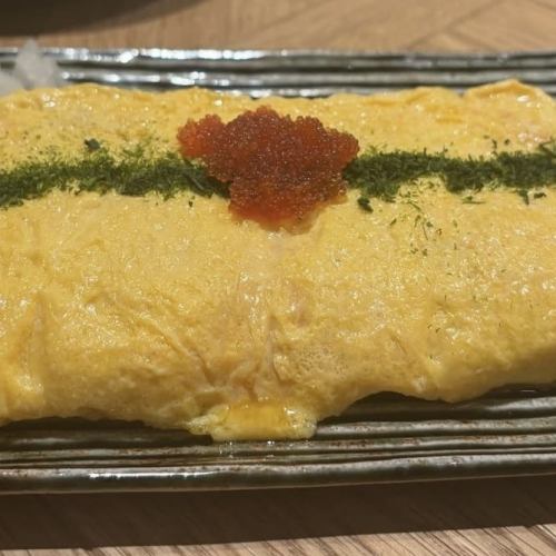 とびっことチーズの出汁巻き玉子