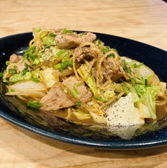 豚の生姜焼きそば