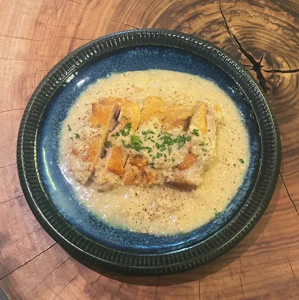 ポルチーニクリームチキン