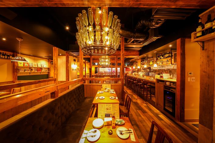 The stylish interior will put you in a good mood♪ Perfect for dates and anniversaries!