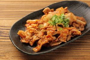 豚キムチ炒め/豚生姜焼き