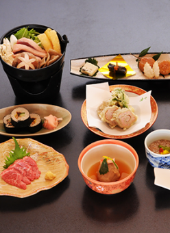 2-hour all-you-can-drink (individual serving) Shinshu flavors (soba kaiseki) 9 dishes total 6,000 yen (tax included) *Allergy confirmation required