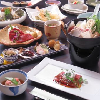 2-hour all-you-can-drink (individual serving) Shinshu flavors (soba kaiseki) 10 dishes total 8,000 yen (tax included) *Allergy confirmation required