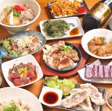 当店こだわりの沖縄料理や逸品料理を豊富にご用意しております★