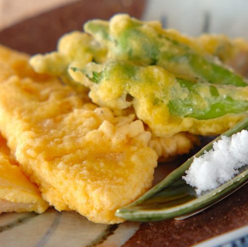 筍と若芽の天麩羅