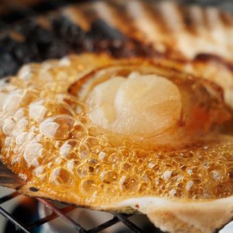 ホタテのバター焼き