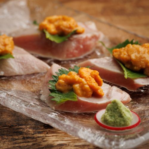 直送の朝採れ海鮮食材を、職人の技で多彩にご提供